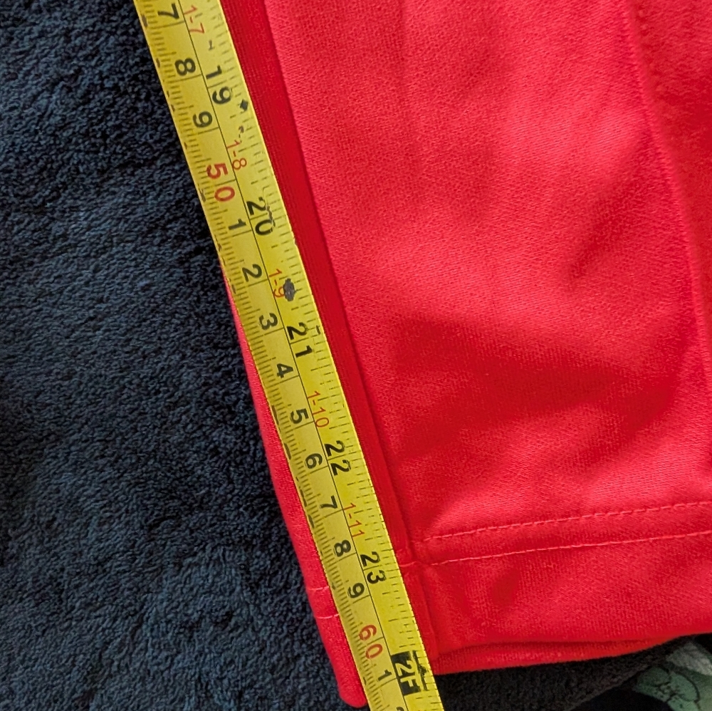 Unique Nike Women's Embroidered Feminine Athleisure Street Track Pants Red S image 10